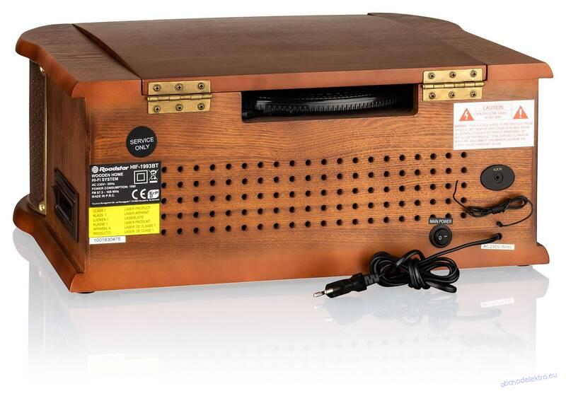 Gramofon Roadstar HIF-1993 BT hnědý
