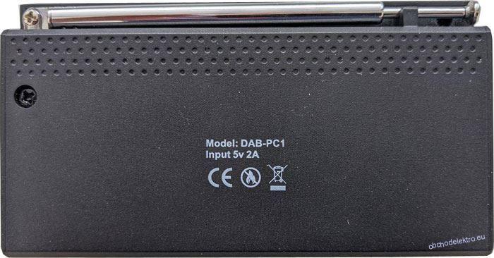 FM+DAB rádio DAB-PC1