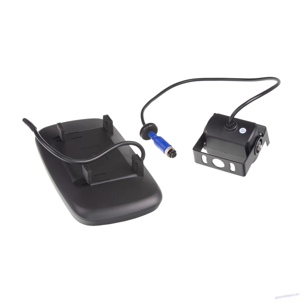AHD kamerový set monitoru 7" na zrcátko se 2 x 4PIN + kamera + 15m kabel