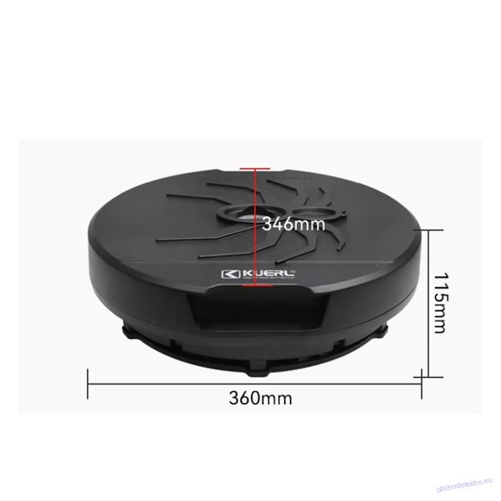 KUERL aktivní subwooferový box do rezervy, 400W