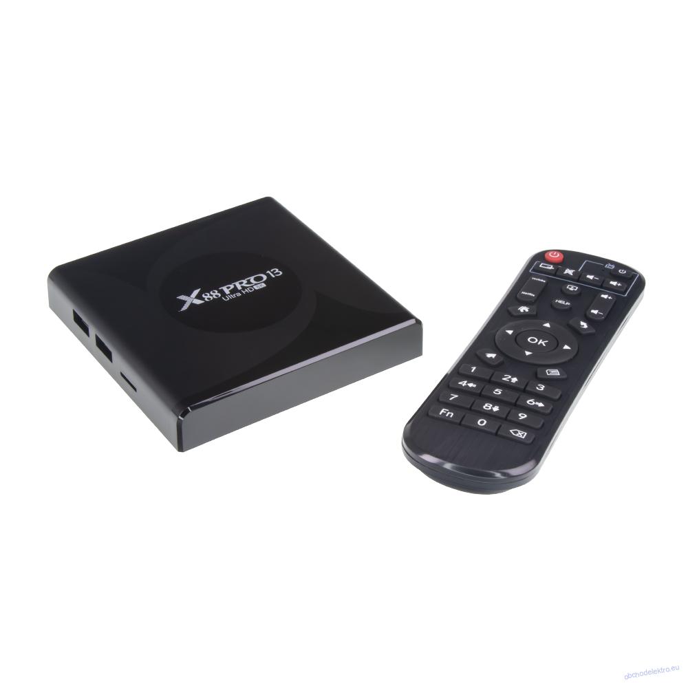 Multimediální přehrávač s OS Android, HDMI / AV výstup, 2x USB + micro SD