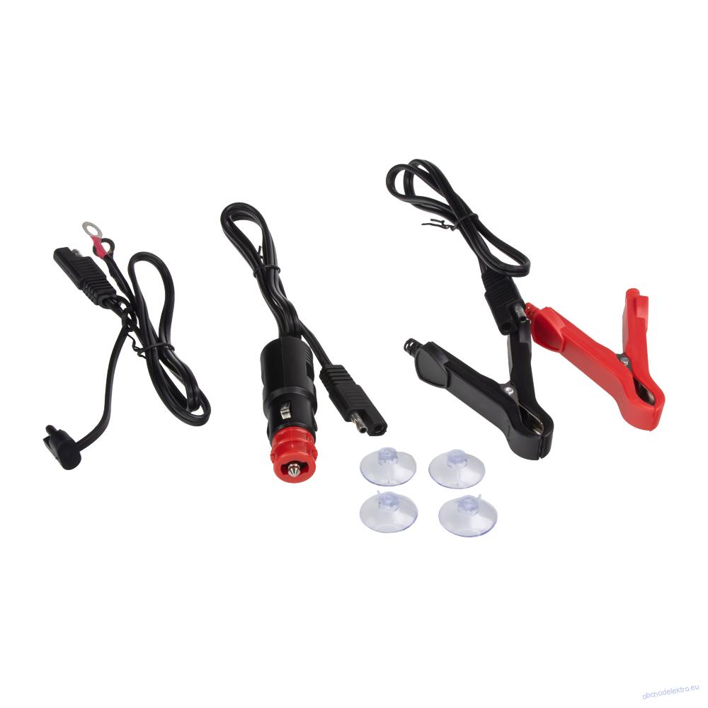 Solární 10W udržovací nabíječka 12V autobaterií