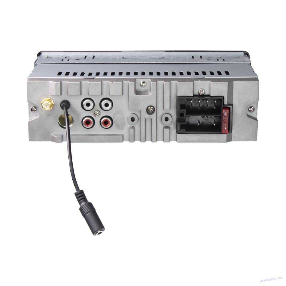 1DIN 12/24V DAB+/FM autorádio Bluetooth/USB/SD/AUX, odnímatelný panel