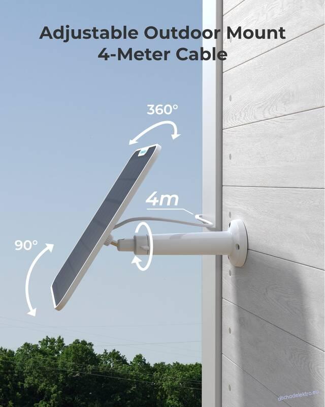 Solární panel Reolink Solar Panel 2 Type-C bílý