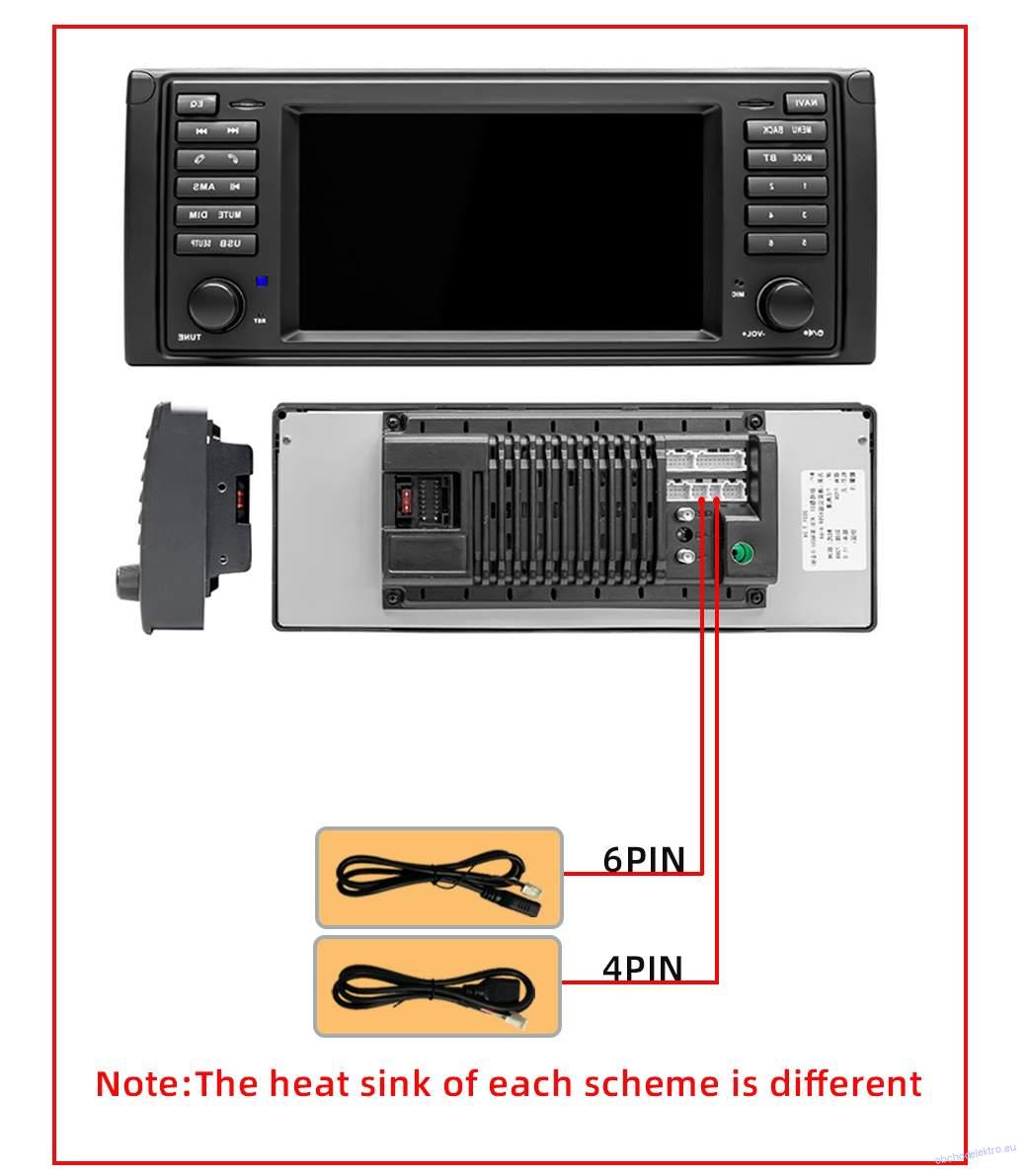 BMW/E39,E53 Android 12 systém GPS navigace