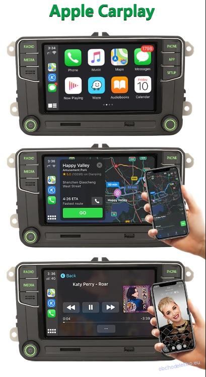 Škoda RCD360Pro Apple CarPlay Android Auto