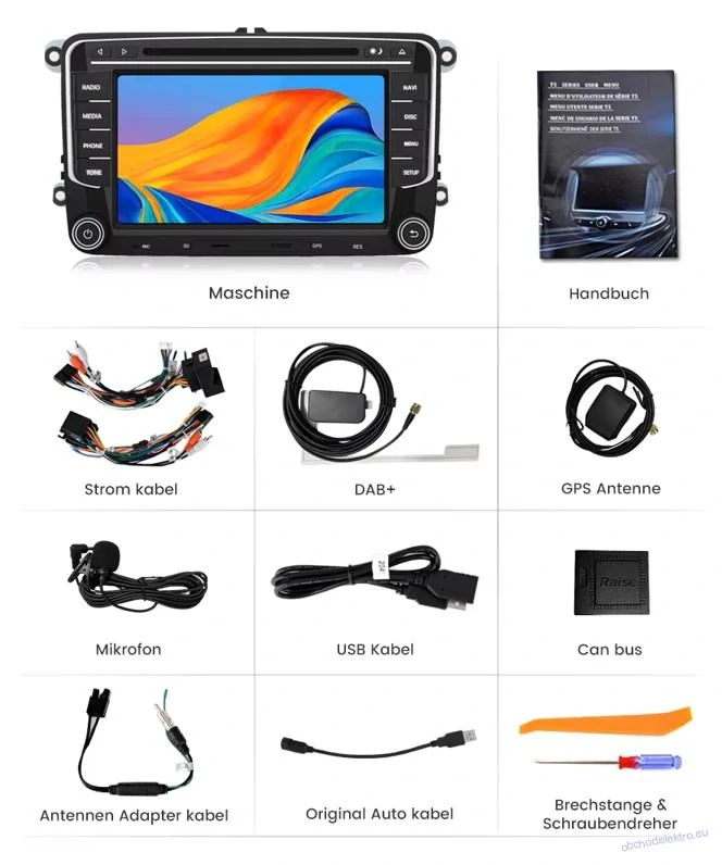 VW SKZ Seat 2DIN DVD GPS iGO Primo USB SD