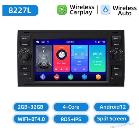 FORD ANDROID 12 GPS 2GB/32GB Transit Focus Galaxy C-Max