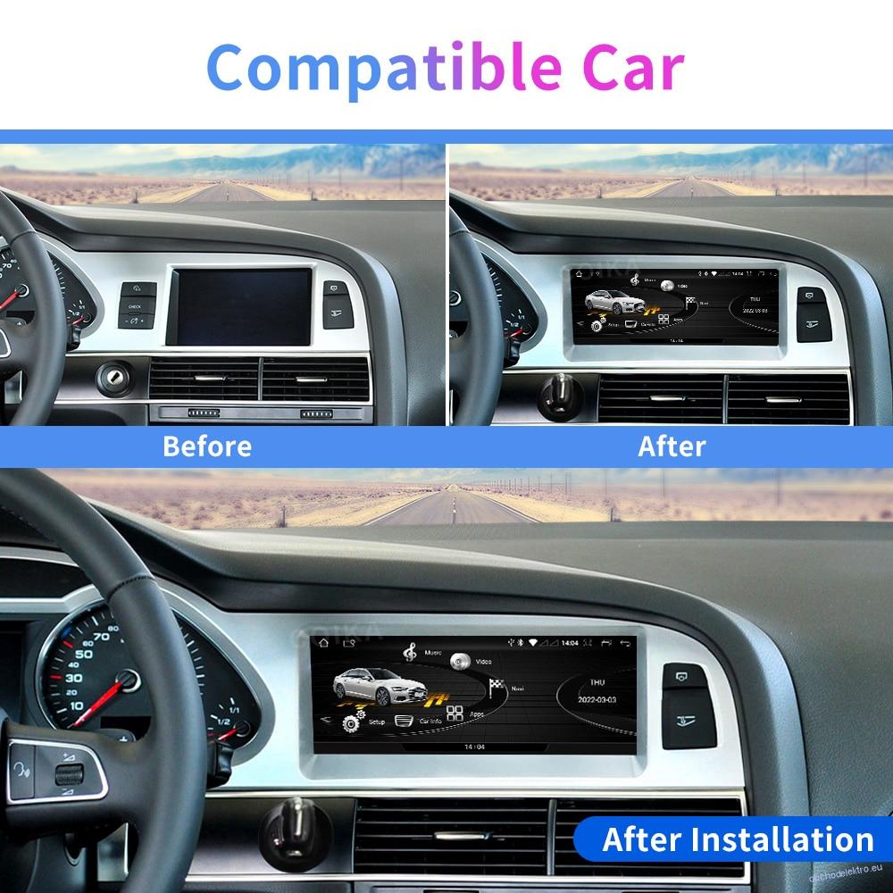 Android 11 System Multimédia pro vozy Audi A6 C6 Q7 GPS Navi