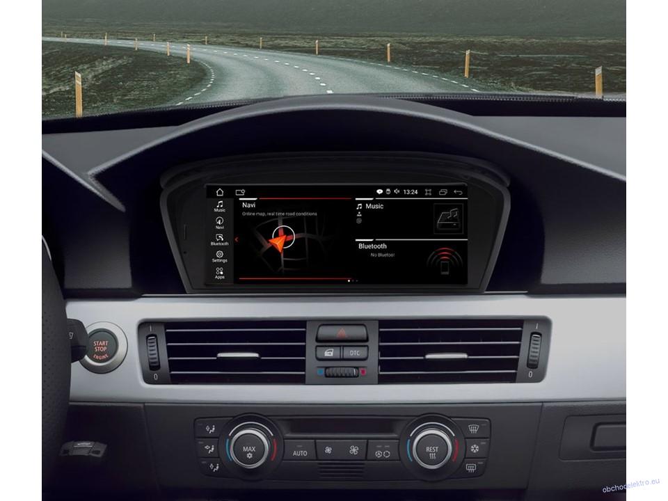 Multimediální monitor pro BMW E60, 61, 62, 63 / E90, 91 s 8,8" LCD, Android 11.0, WI-FI, GPS, Carplay systém CIC