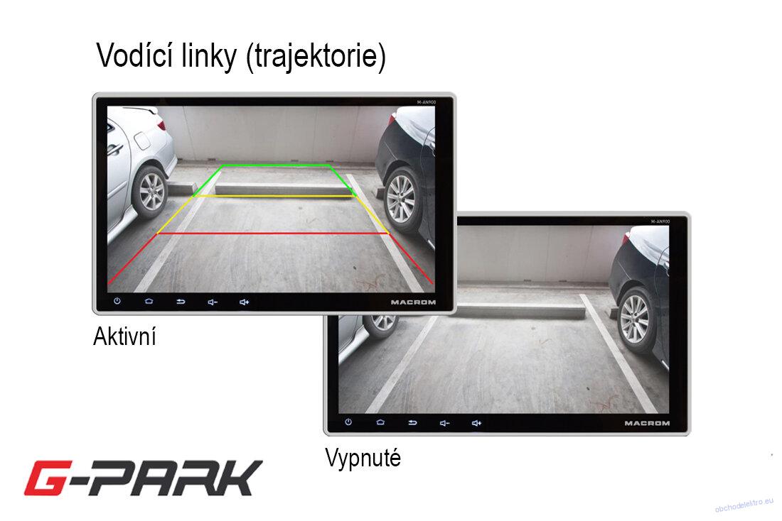 CCD zadní parkovací kamera v madle 5 dveří AUDI / ŠKODA / VW
