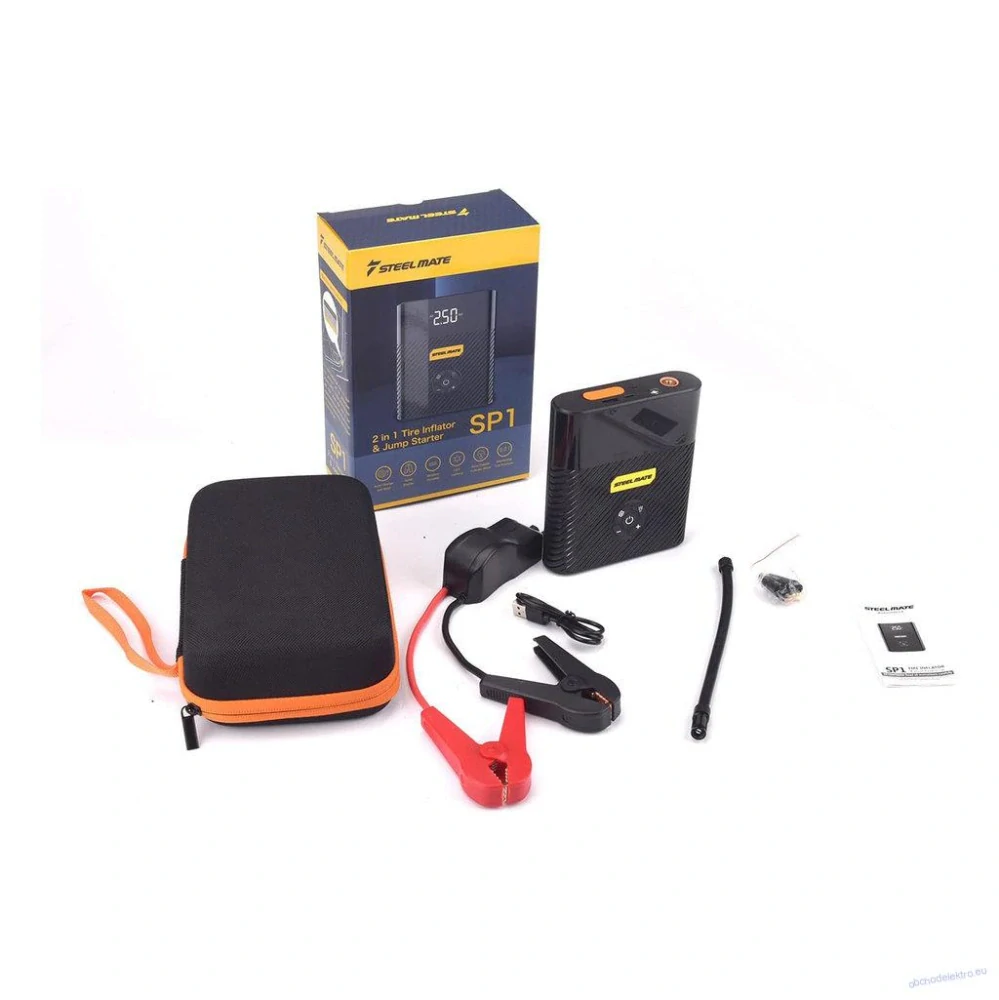 Kompresor na dofukování kol / Jump starter