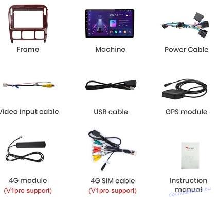 Android 10  Multimediální přehrávač pro Mercedes Benz S-Class W220