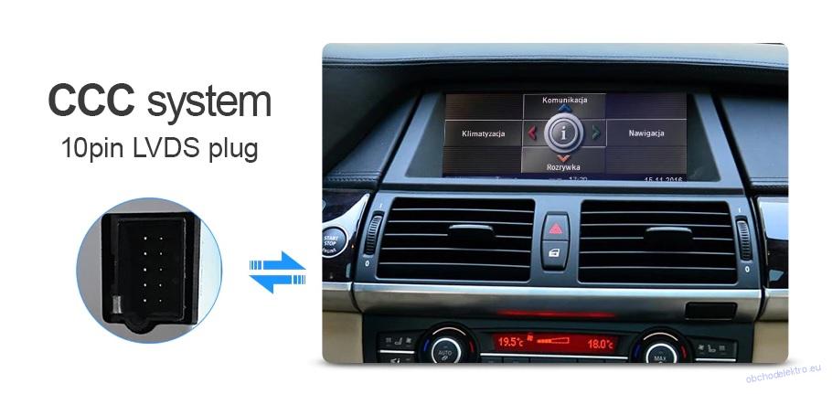 BMW Android 10.0 LCD 10.25"  2GB/32GB BMW X5 E70 X6 E71 (2007-2013) systém CCC autoradio GPS 