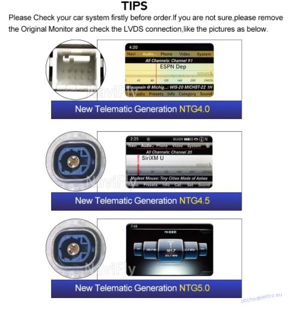 Android 13 typ NTG4 2G+32G 4G LTE GPS Navigace pro Mercedes Benz E Class W212 (S212) E200 E230 E260 E300
