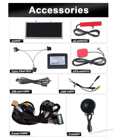 Android 11 System Multimédia pro vozy Audi A6 C6 Q7 GPS Navi