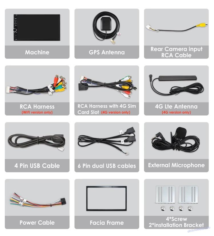 2DIN Navigace Android 12 3GB/32G Android Auto + Carplay