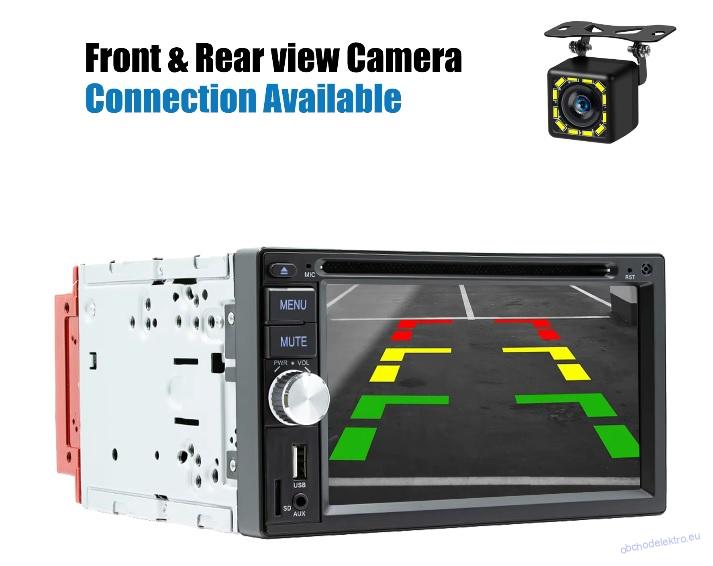 2DIN DVD USB SD BT Carplay Mirrorlink