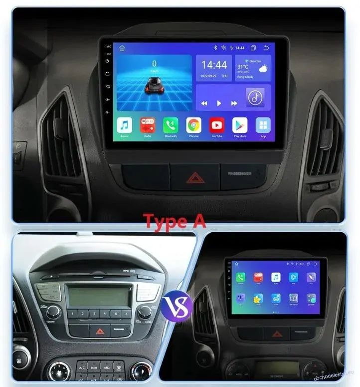 Hyundai IX35 multimediální GPS jednotka Android 12 