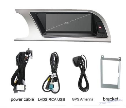 Android 11 System Multimédia pro vozy Audi A5 2009-2016 GPS Navi