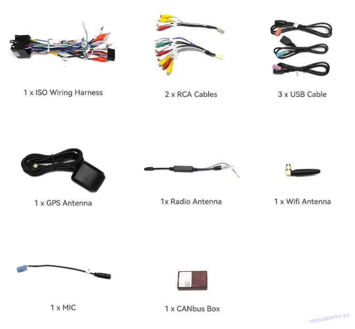 Autorádio pro FIAT/CITROEN/PEUGEOT s 7" LCD, Android 11 WI-FI, GPS