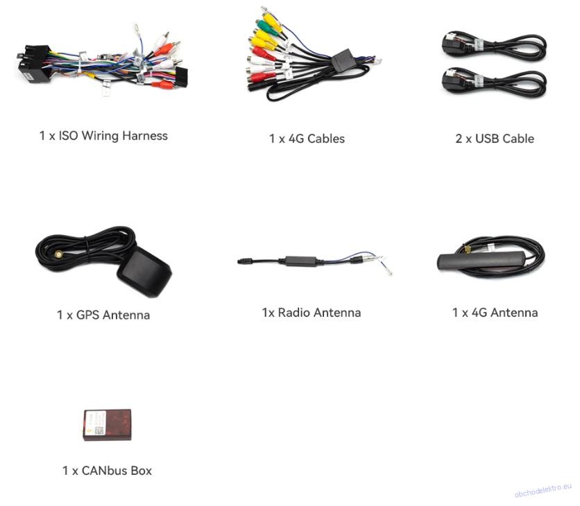 Autorádio pro FIAT/CITROEN/PEUGEOT s 7" LCD, Android 11 4GB/64GB CarPlay GPS