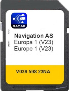 Aktualizace map VW Discover Media AS Europe V23