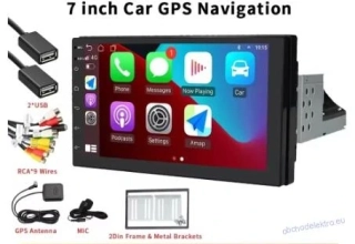 1DIN LCD 7" Android 11 GPS navigace,CarPlay