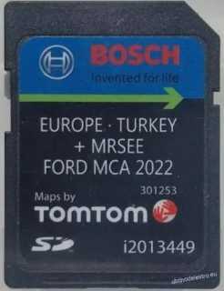 Aktualizace map pro MCA FORD SD Karta EUROPE 2022