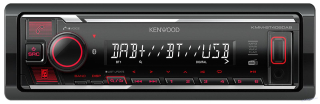 Kenwood KMM-BT408DAB - Autorádio s MP3 přehrávačem, DAB, Bluetooth, USB, iPod a AUX-IN