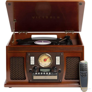 Gramofon Victrola VTA-600B-MAH Navigator hnědý