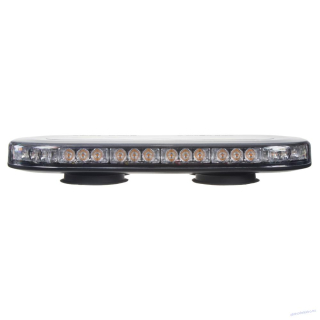 SLIM rampa oranžová, 42LEDx3W, magnet, 12-24V, 365mm, ECE R65 R10