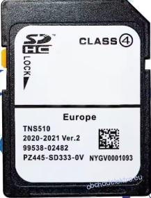 TOYOTA SD karta TNS 510 EUROPE aktualizace map