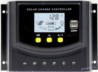 Solární regulátor PWM CY-K50A 12-24V/50A pro různé baterie