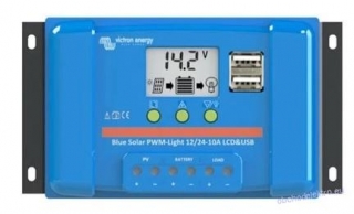 Solární regulátor PWM Victron Energy 20A  LCD a USB 12V/24V