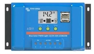 Solární regulátor PWM Victron Energy 30A  LCD a USB 12V/24V