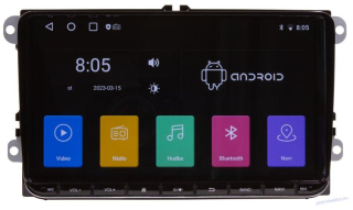 Autorádio pro VW, Škoda, Seat s 9" LCD, Android 11, WI-FI, GPS, CarPlay