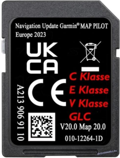 Aktualizace map Mercedes-Benz Garmin A213 V20