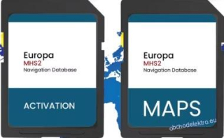 A3 A4 A5 Q2 Q5 2024 SAT NAV SD Karta
