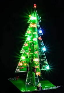 3D vánoční stromeček LED, STAVEBNICE