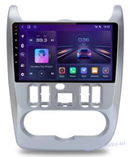 2 din Android 11 Rádio s GPS pro Dacia Logan 1 Sandero 2010-2014 Dacia Duster 1