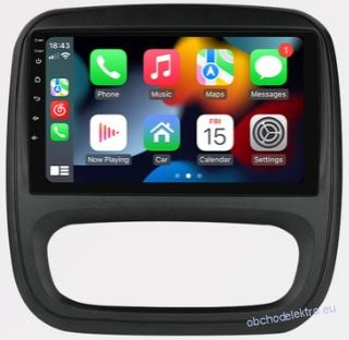 Autorádio Carplay Android 13 pro Renault Trafic 3 Opel Vivaro B Multimediální přehrávač s navigací GPS RDS