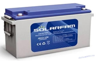 Baterie AGM 12V 150Ah SOLARFAM pro soláry