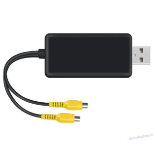 AV Video Out Box USB Port 2x Video Out