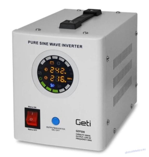 Zdroj záložní GETI GEP500 sinus 500W
