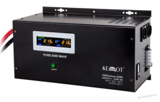 Zdroj záložní KEMOT PROsinus-2200 1600W 12V nástěnný 