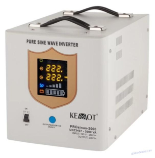 Zdroj záložní KEMOT PROsinus-2000 1200W 12V White