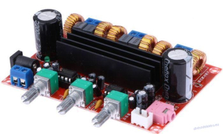 Zesilovač 2.1 2x50W+100W ve třídě D, modul s 2x TPA3116D2