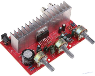 Zesilovač 2x40W s TDA7377, modul DX-7377
