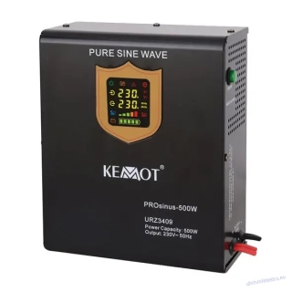 Zdroj záložní KEMOT PROsinus 500W 12V nástěnný